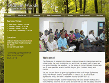 Tablet Screenshot of oldhamwoodschurch.com